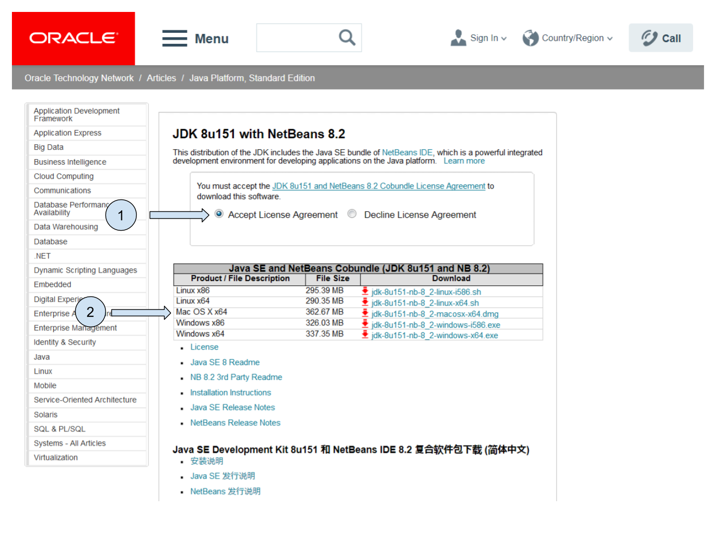 netbeans with jdk on mac