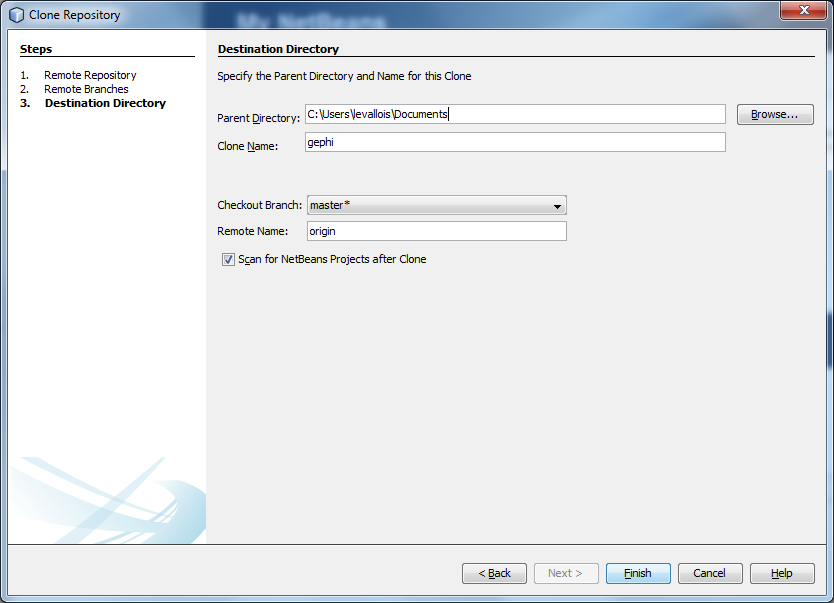 git clone gephi 3 en